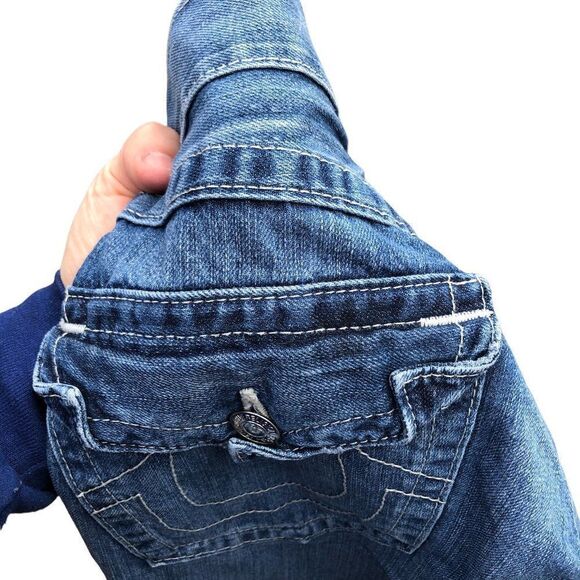 TRUE Religion Jeans Size 29 SLIM Blue - Picture 6 of 7